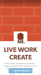 Mobile Screenshot of liveworkcreate.com