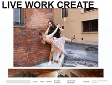 Tablet Screenshot of liveworkcreate.com